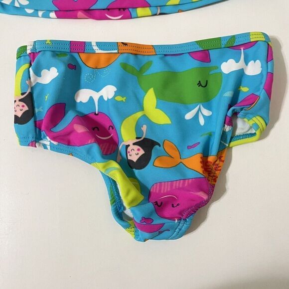 Carter's Mermaids and Whales 2-Piece Tankini Bikini Swimsuit Girls SZ 12 Months - Picture 8 of 8